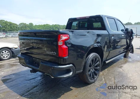 2019 Chevrolet Silverado 1500 High Country from USA, damaged, VIN 1GCUYHEL1KZ302309